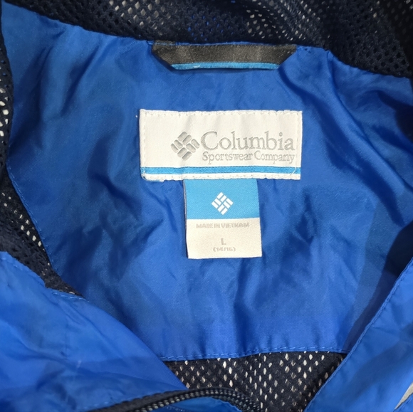 Boy's Columbia Omni-Tech Rain Jacket Coat Youth Size Large 14-16 Waterproof - Picture 3 of 6
